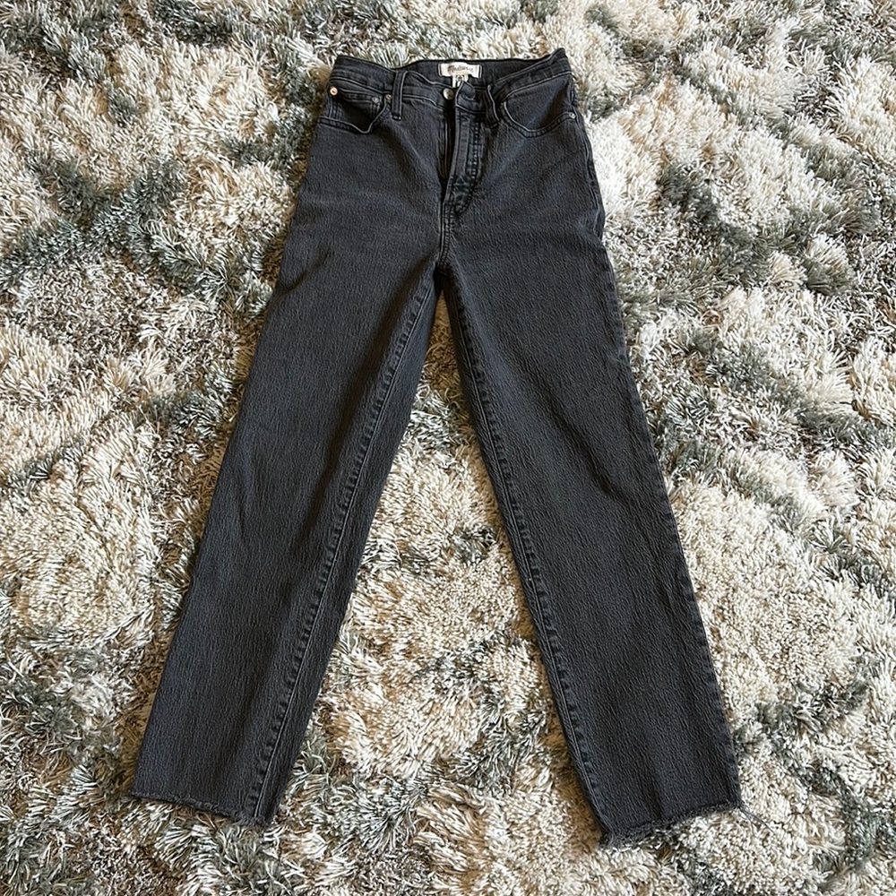 Madewell Perfect Vintage Straight Jean size 25 Short length